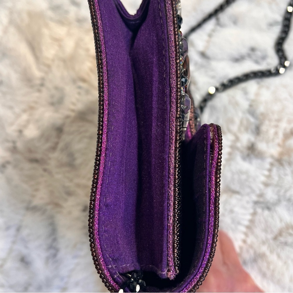 NWOT Mary Frances Embellished Beaded Crossbody Bag - Picture 6 of 10